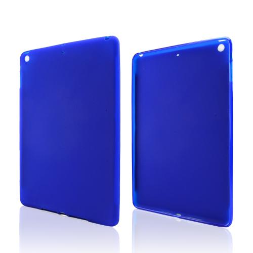 Blue Crystal Silicone Skin Case for Apple iPad Air