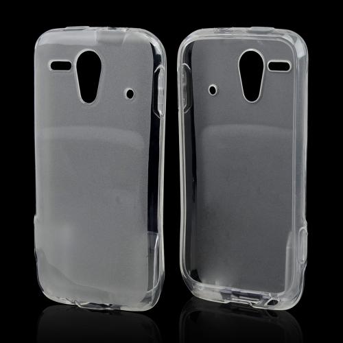 Clear/ Frost Crystal Silicone Skin Case for Kyocera Hydro Edge