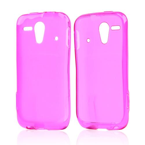 Hot Pink Crystal Silicone Case for Kyocera Hydro Edge