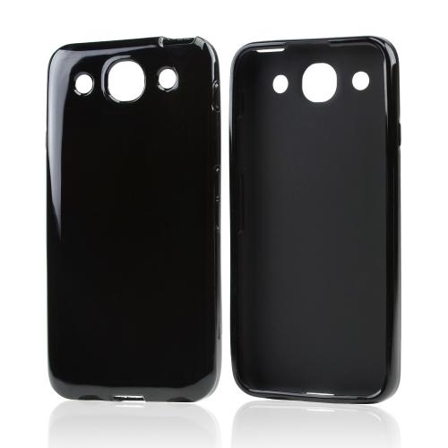 Black Crystal Silicone Skin Case for LG Optimus G Pro
