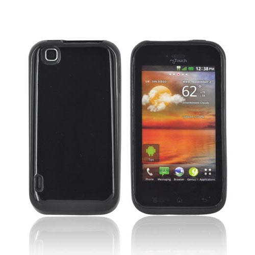 T-Mobile MyTouch Crystal Silicone Case - Black (Argyle Interior)