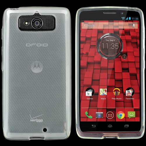 Argyle Clear Crystal Silicone Skin Case for Motorola Droid Mini
