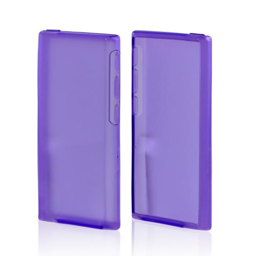 Apple iPod Nano 7 Crystal Silicone Case - Purple