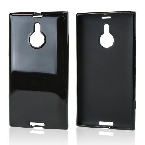 Black Crystal Silicone Skin Case for Nokia Lumia 1520