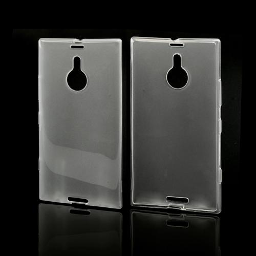 Clear/ Frosted Crystal Silicone Skin Case for Nokia Lumia 1520