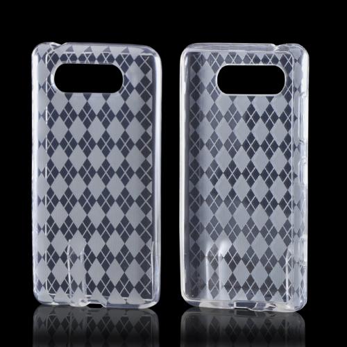 Clear Argyle Crystal Silicone Case for Nokia Lumia 820