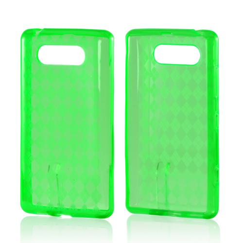Argyle Green Crystal Silicone Case for Nokia Lumia 820