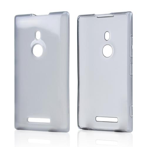 Smoke/ Frost Crystal Silicone Skin Case for Nokia Lumia 925