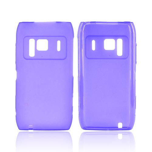 Nokia N8 Crystal Silicone Case - Purple