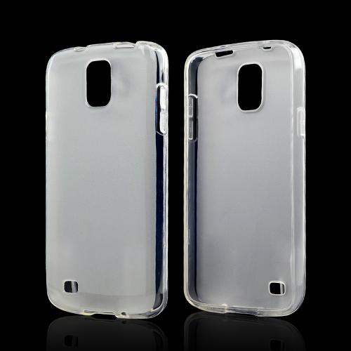 Clear /Frosted Crystal Silicone Skin Case for Samsung Galaxy S4 Active