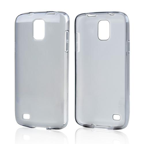 Smoke /Frosted Crystal Silicone Skin Case for Samsung Galaxy S4 Active
