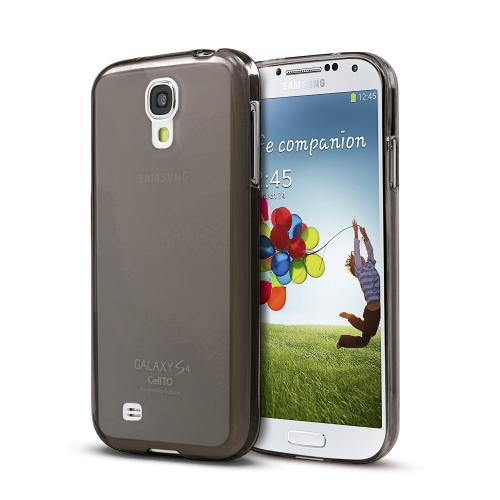 Smoke/ Frosted Matte Crystal Silicone Skin Case for Samsung Galaxy S4