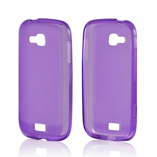 Purple Matte Crystal Silicone Case w/ Polished Border for Samsung ATIV Odyssey Purple Matte Crystal Silicone Case w/ Polished Border for Samsung ATIV Odyssey