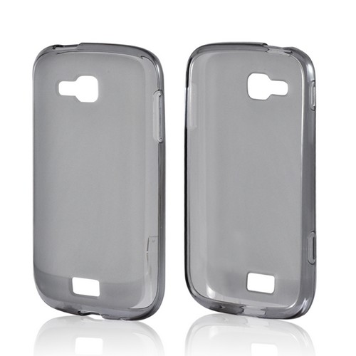Smoke Crystal Silicone Case w/ Polished Border for Samsung ATIV Odyssey