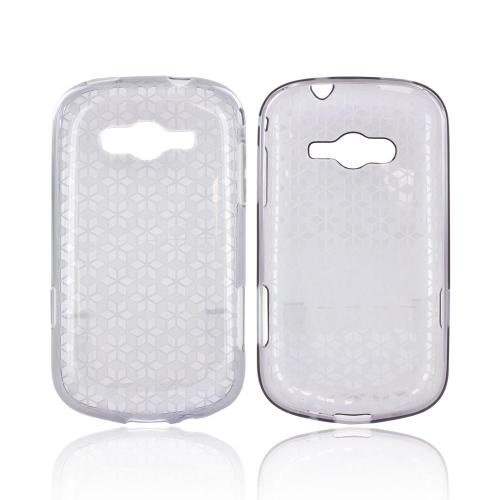 Samsung Galaxy Reverb Crystal Silicone Case - Smoke Hex Star