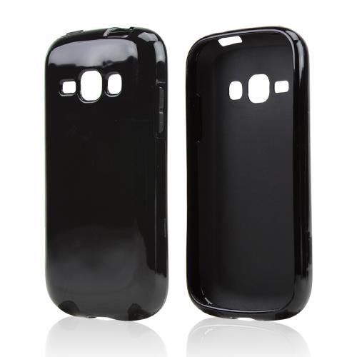 Black Crystal Silicone Skin Case for Samsung Galaxy Ring/ Galaxy Prevail 2