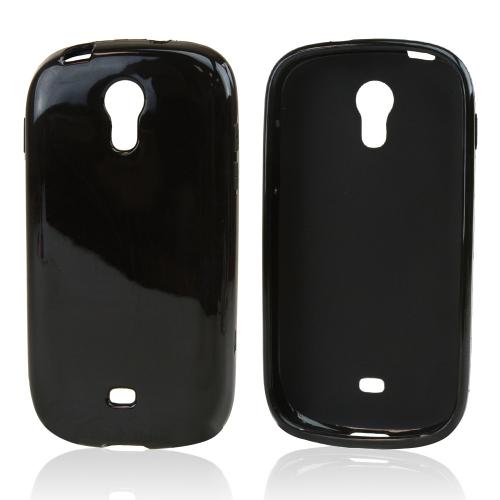Black Crystal Silicone Skin Case for Samsung Galaxy Light