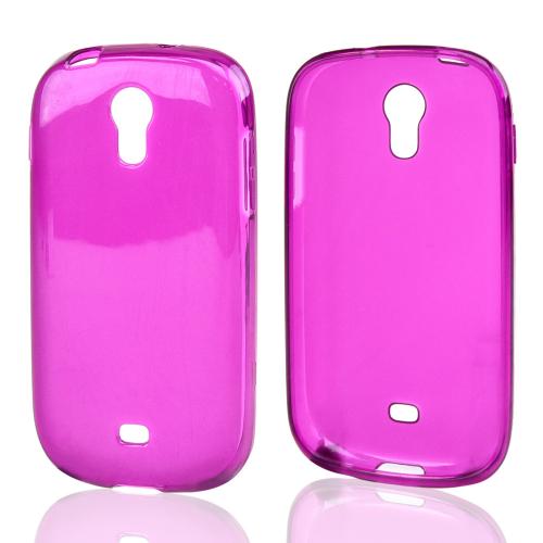 Purple Crystal Silicone Skin Case for Samsung Galaxy Light