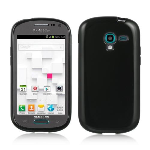 Black Crystal Silicone Skin Case for Samsung Galaxy Exhibit