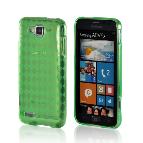 Argyle Green Crystal Silicone Case for Samsung ATIV S T899