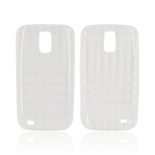 T-Mobile Samsung Galaxy S2 Crystal Silicone Case - Argyle Clear