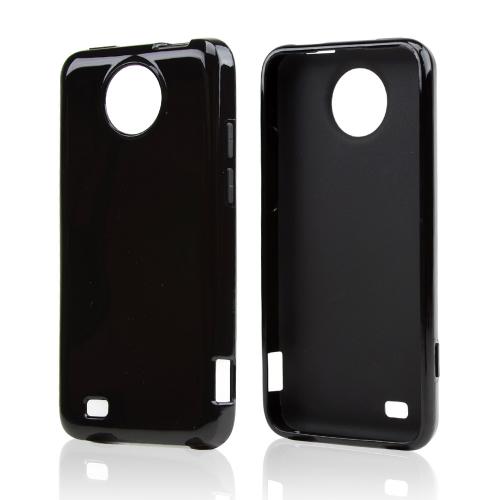 Black Crystal Silicone Skin Case for ZTE Vital
