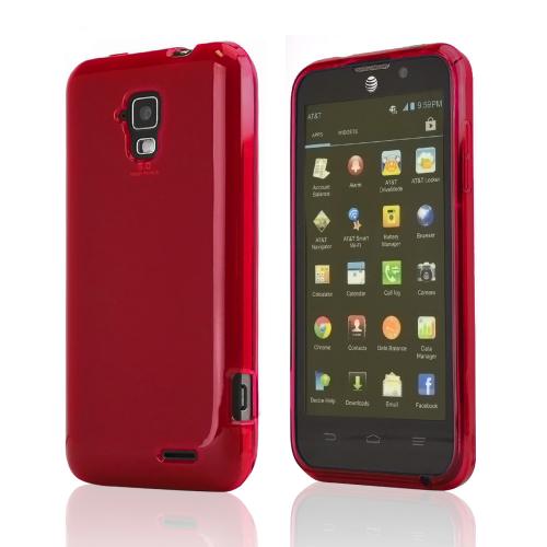 Hot Pink/ Frost Crystal Silicone Skin Case for AT&T Z998