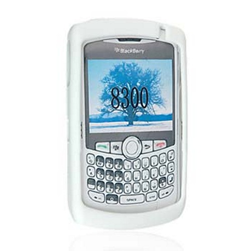 BlackBerry Curve 8330, 8320, 8310, 8300 Silicone Skin Case - Frost White