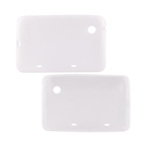HTC EVO View 4G / HTC Flyer Silicone Case - Frost White