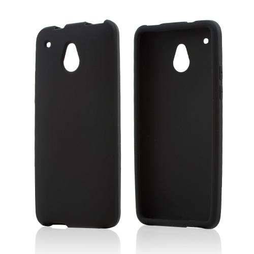 Black Silicone Skin Case for HTC One Mini