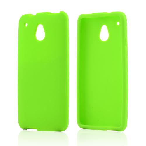 Neon Green Silicone Skin Case for HTC One Mini