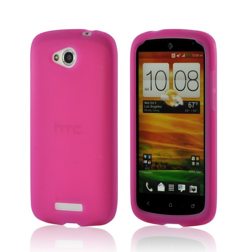 Pink Silicone Case for HTC One VX