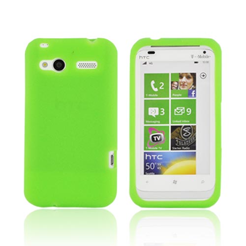 HTC Radar 4G Silicone Case - Neon Green
