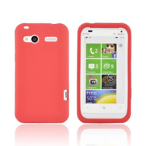 HTC Radar 4G Silicone Case - Red