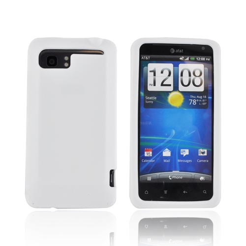 HTC Vivid Silicone Case - Solid White