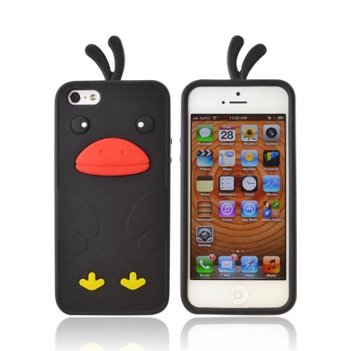 Apple iPhone 5/5S Silicone Case - Black Duck