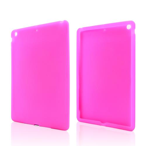 Hot Pink Silicone Skin Case for Apple iPad Air