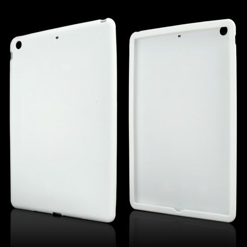 White Silicone Skin Case for Apple iPad Air