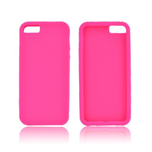 Apple iPhone 5/5S Silicone Case - Hot Pink