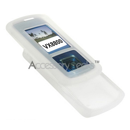 LG Venus Silicone Case, Rubber Skin - Frost White