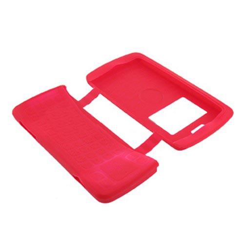 LG EnV3 VX9200 Silicone Case, Rubber Skin - Red