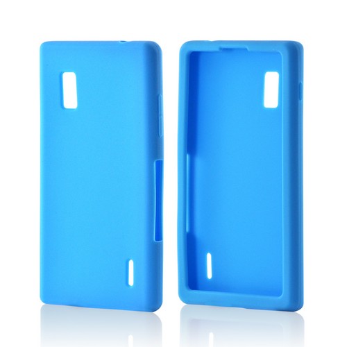 Blue Silicone Case for LG Optimus G (AT&T)