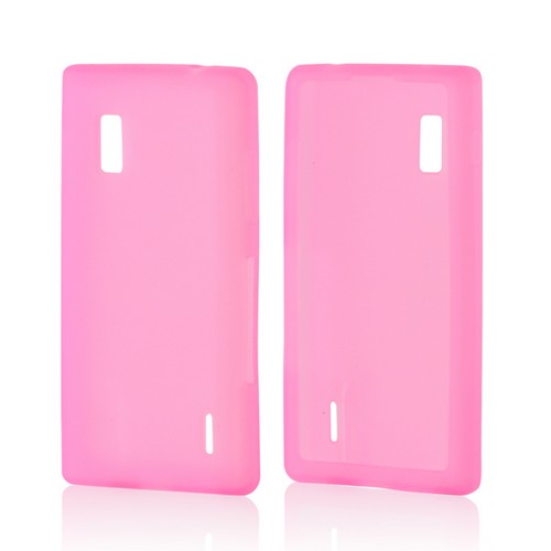 Hot Pink Silicone Case for LG Optimus G (AT&T)
