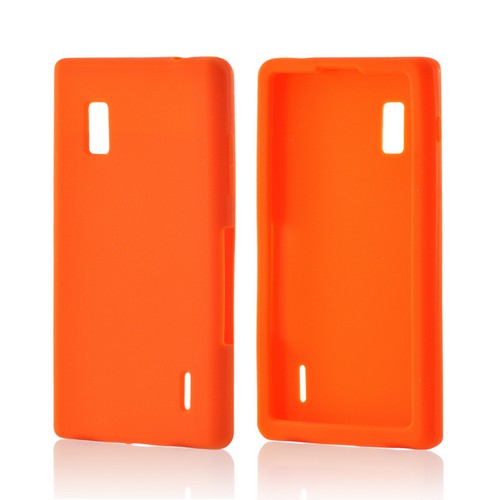 Orange Silicone Case for LG Optimus G (AT&T)