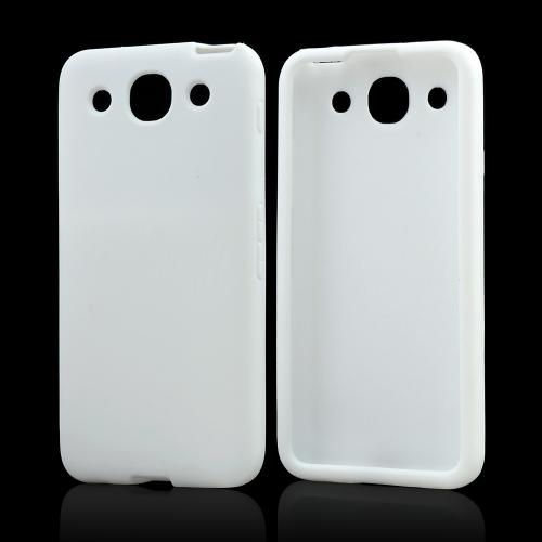 White Silicone Case for LG Optimus G Pro