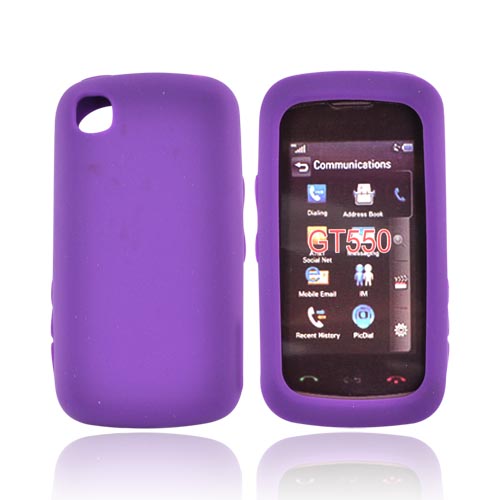 Luxmo LG Encore GT550 Silicone Case - Purple