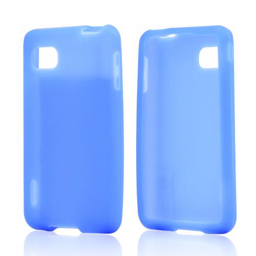 Blue Silicone Case for LG Optimus F3