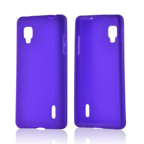 Silicone Case Purple for LG Optimus G Sprint