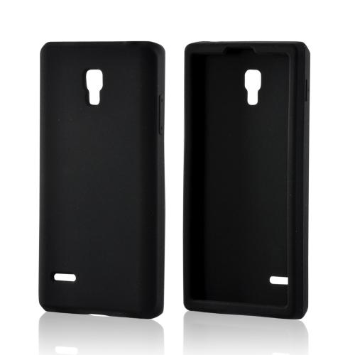 Black Silicone Case for LG Optimus L9