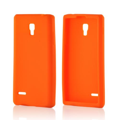 Orange Silicone Case for LG Optimus L9